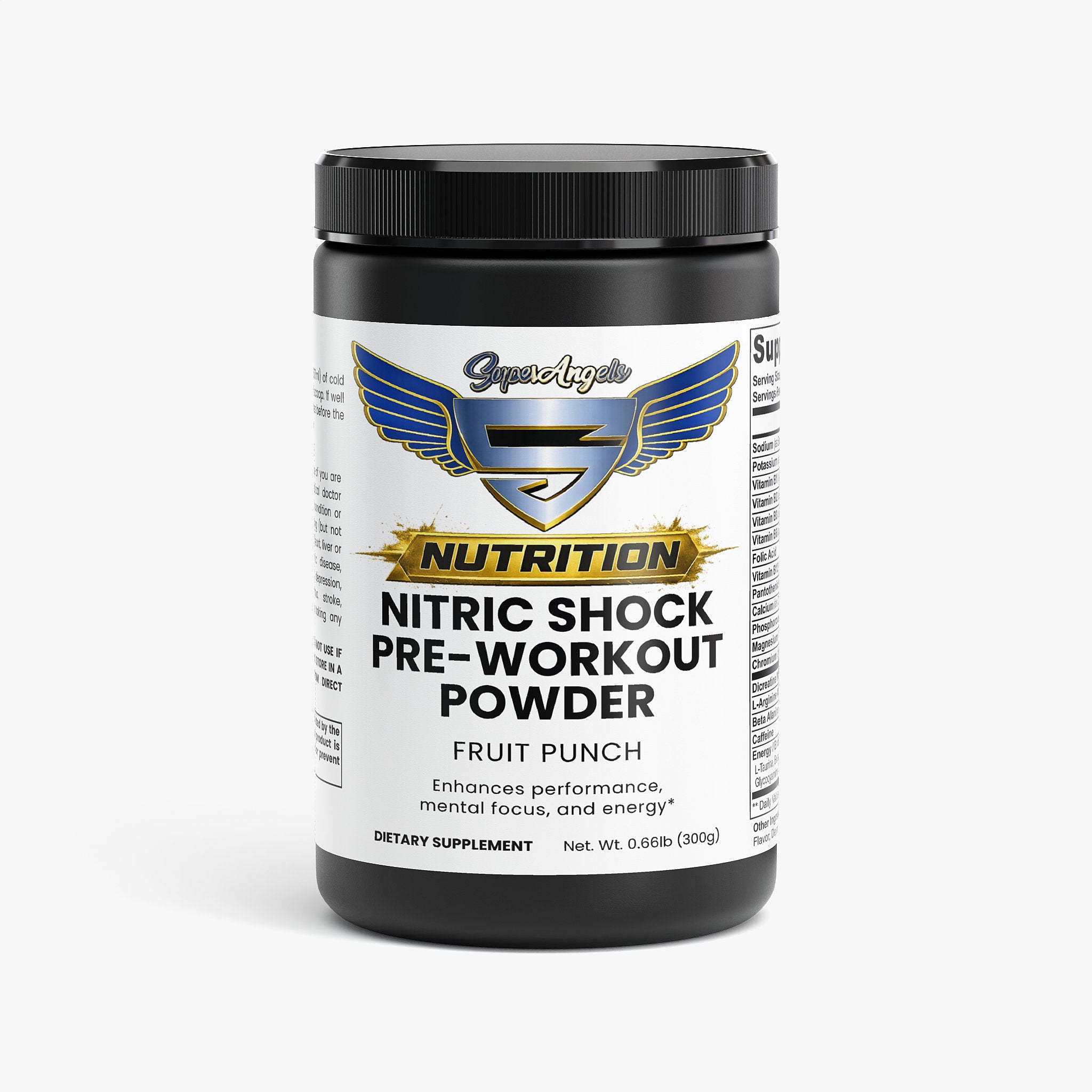 Nitric Shock Pre-Workout Powder (Fruit Punch)