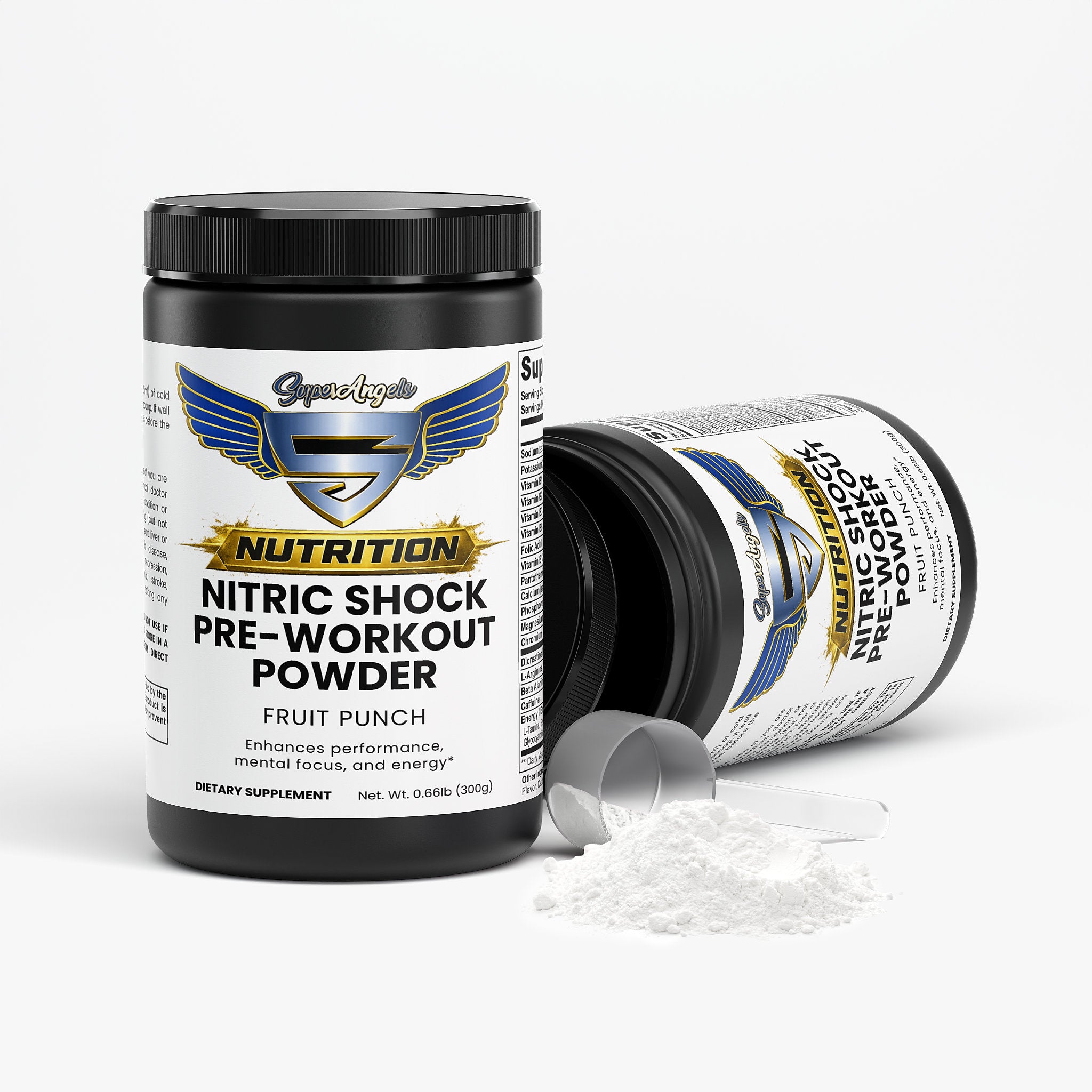 Nitric Shock Pre-Workout Powder (Fruit Punch)