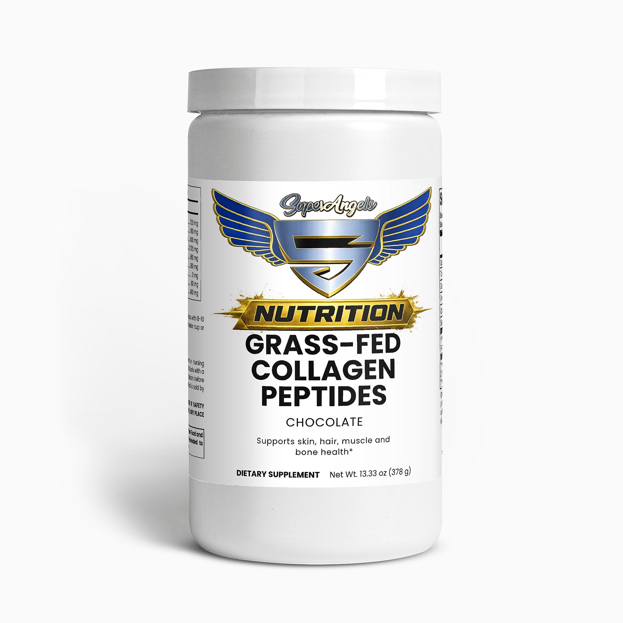 Grass-Fed Collagen Peptides Powder (Chocolate)