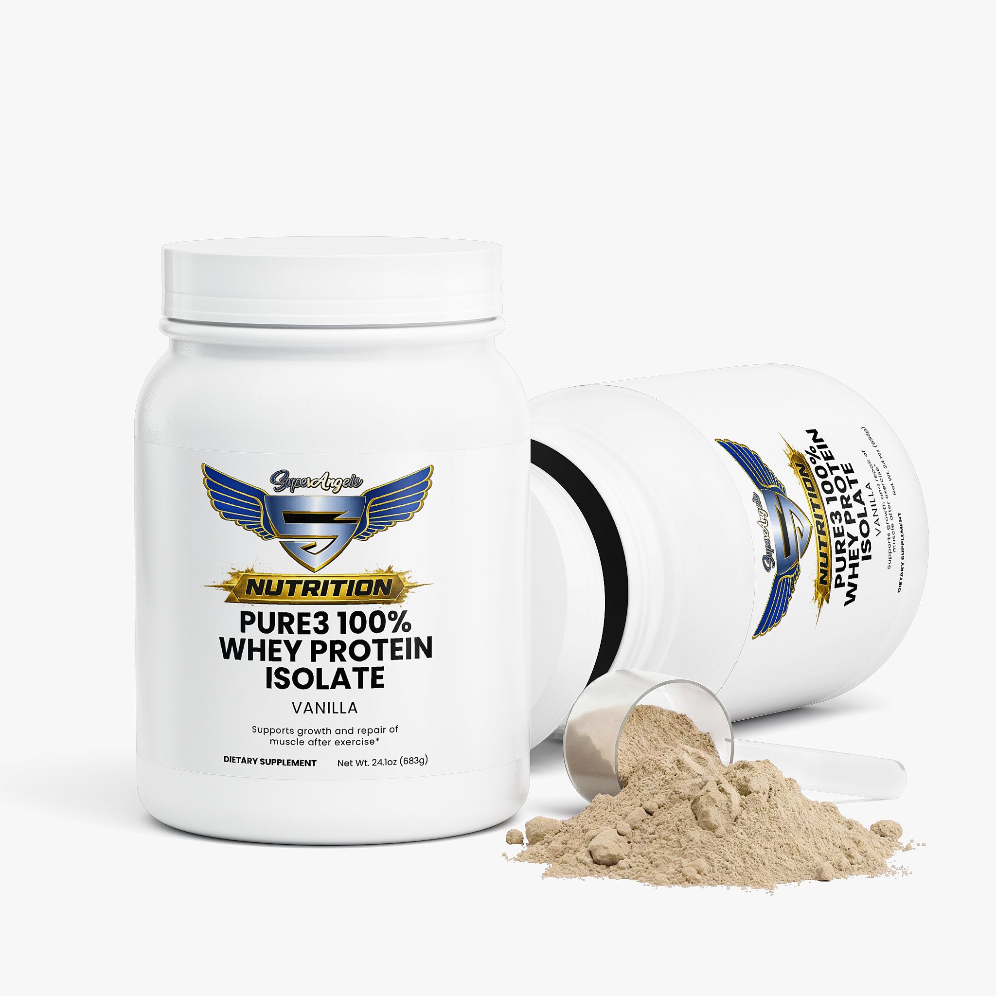 Pure3 100% Whey Protein Isolate (Vanilla)