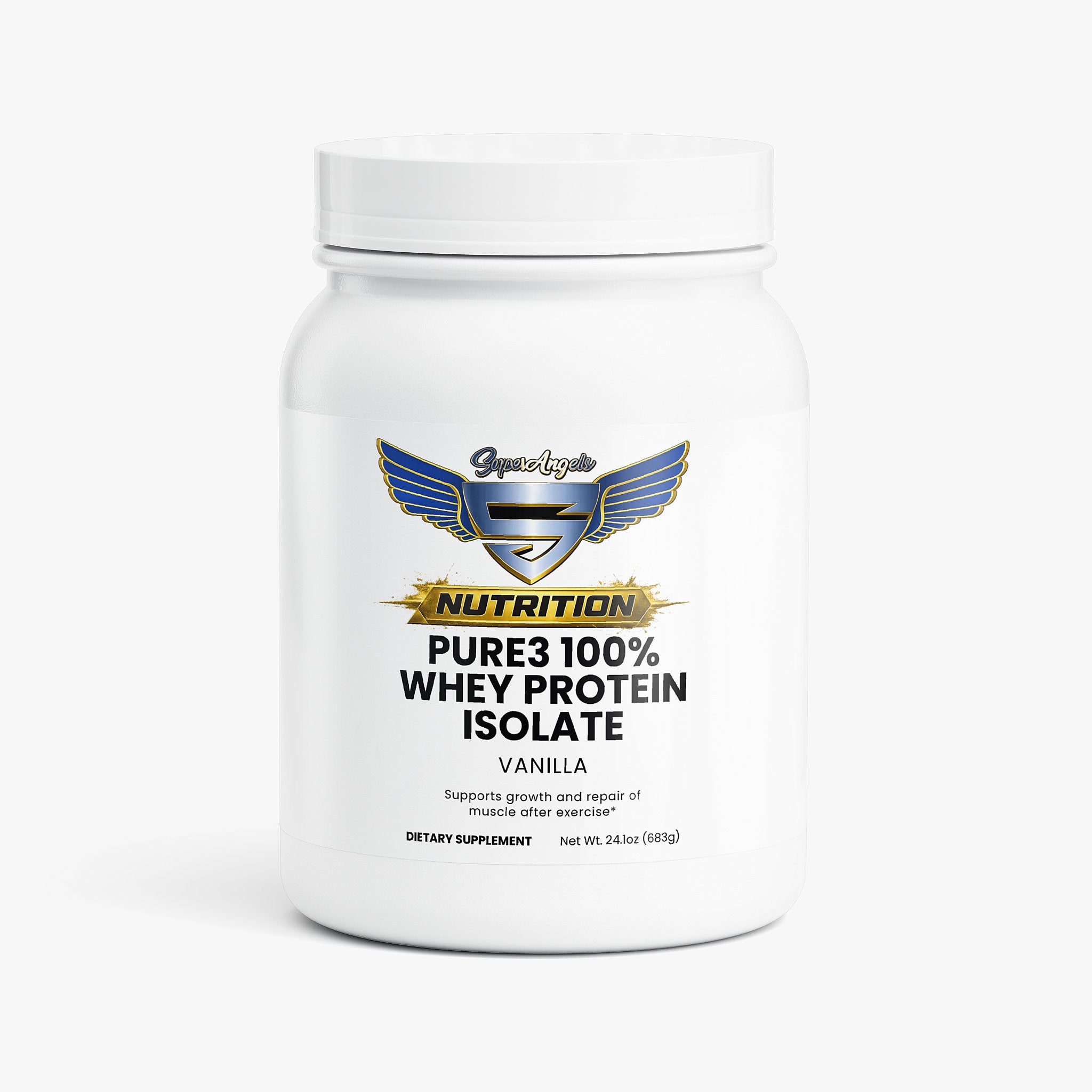 Pure3 100% Whey Protein Isolate (Vanilla)