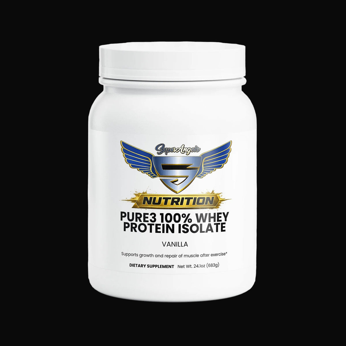 Pure 100% Whey Protein Isolate (Vanilla)