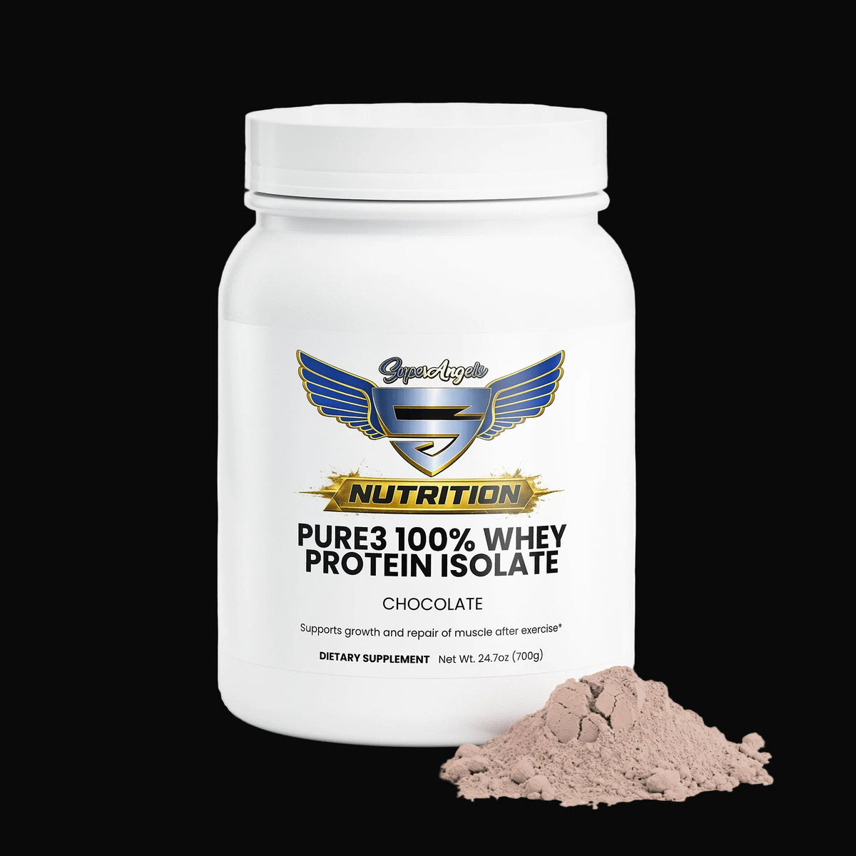 Pure3 100% Whey Protein Isolate (Chocolate)