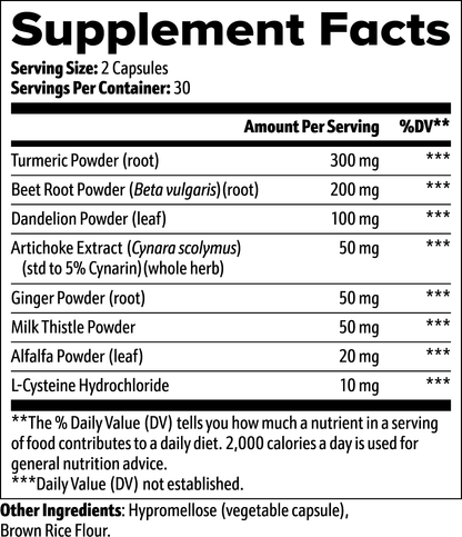 Super Angels Nutrition Milk Thistle & Turmeric Blend Supplement