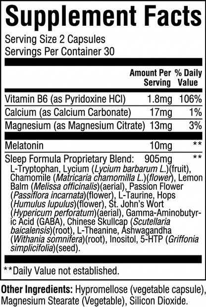 Super Angels Nutrition Sleep Support Supplement