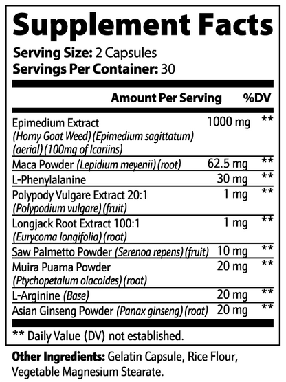 Super Angels Nutrition Epimedium Herbal Blend Supplement