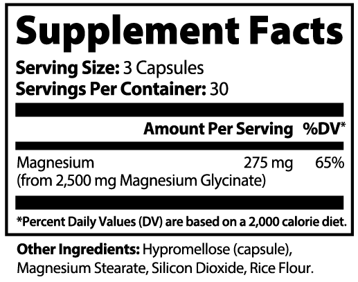 Super Angels Nutrition Magnesium Glycinate Supplement