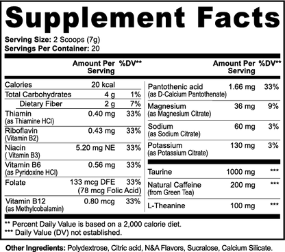 Energy Powder (Lychee Splash Energy)