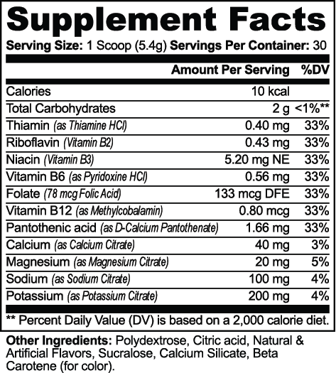 Super Angels Nutrition Hydration Powder Peach Mango