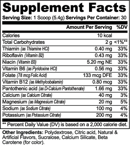 Super Angels Nutrition Hydration Powder Peach Mango